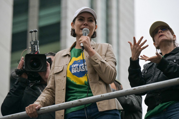 Michelle Bolsonaro (NELSON ALMEIDA/AFP)