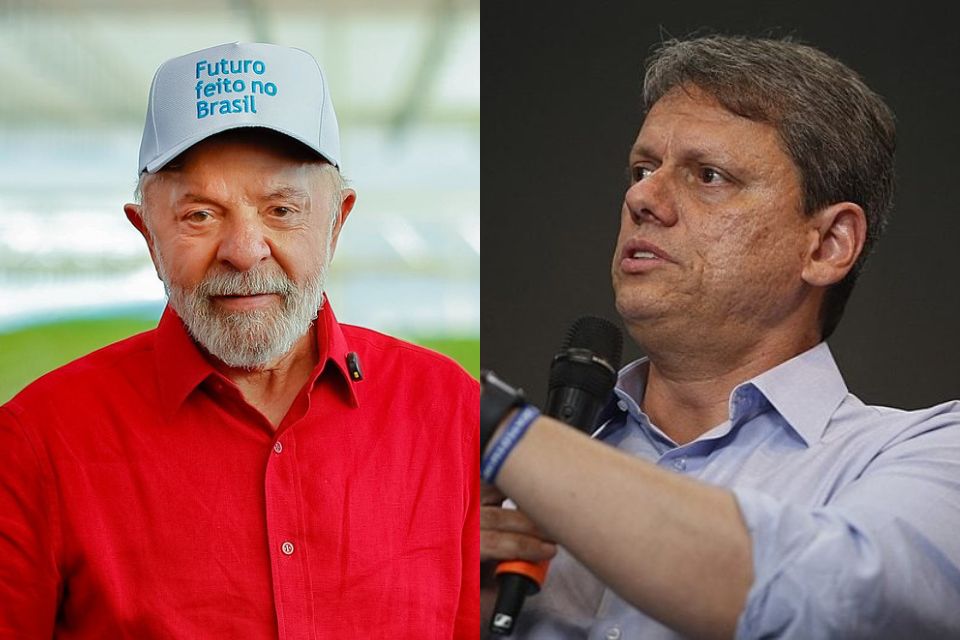 Presidente Luiz Inácio Lula da Silva (PT) e o governador de São Paulo, Tarcísio de Freitas (Republicanos)
(Ricardo Stuckert/PR e MIGUEL SCHINCARIOL / AFP)
Presidente Luiz Inácio Lula da Silva (PT) e o governador de São Paulo, Tarcísio de Freitas (Republicanos)
/Ricardo Stuckert/PR e MIGUEL SCHINCARIOL / AFP