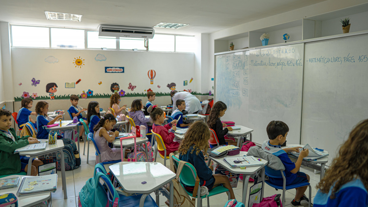 O projeto do GGE é realizado de forma lúdica com os alunos. /Divulgaçao/GGE