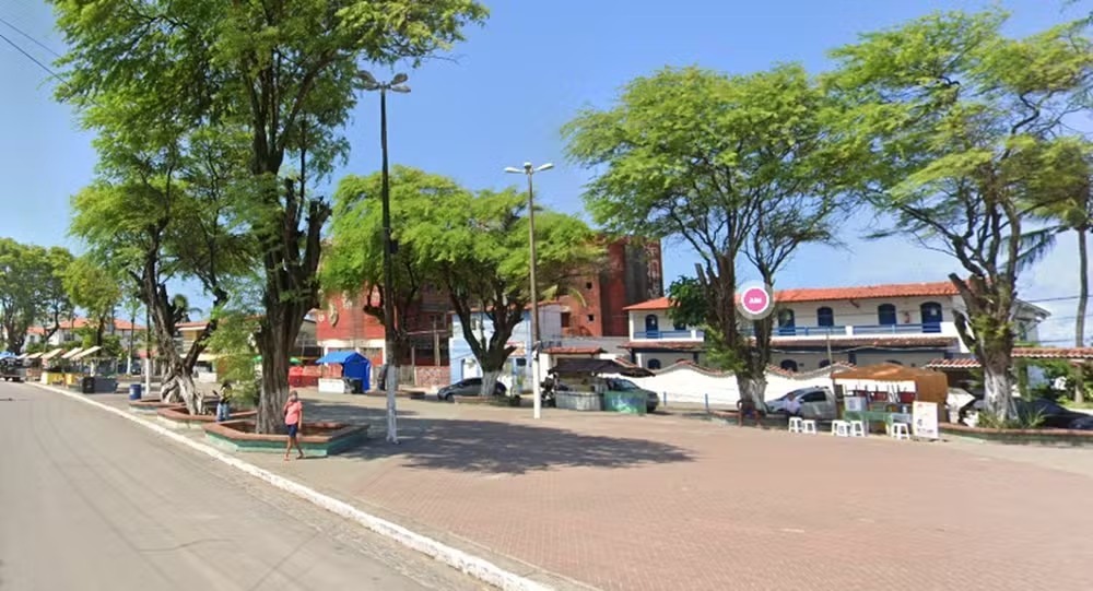 Praça do Pilar, em Itamaracá, no Grande Recife ( Foto: Reprodução/Google Street View) Praça do Pilar, em Itamaracá, no Grande Recife/ Foto: Reprodução/Google Street View