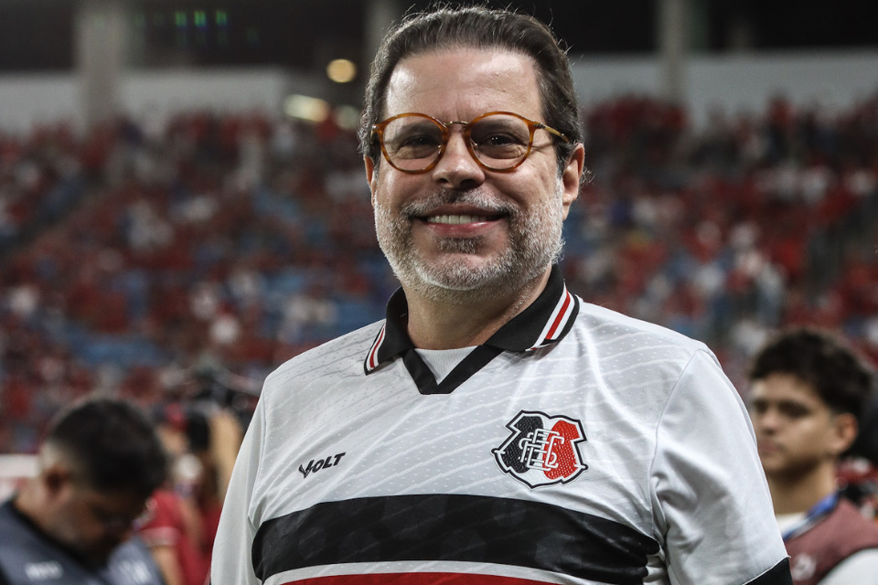 Bruno Rodrigues, presidente do Santa Cruz ( Evelyn Victoria/SCFC) Bruno Rodrigues, presidente do Santa Cruz/ Evelyn Victoria/SCFC