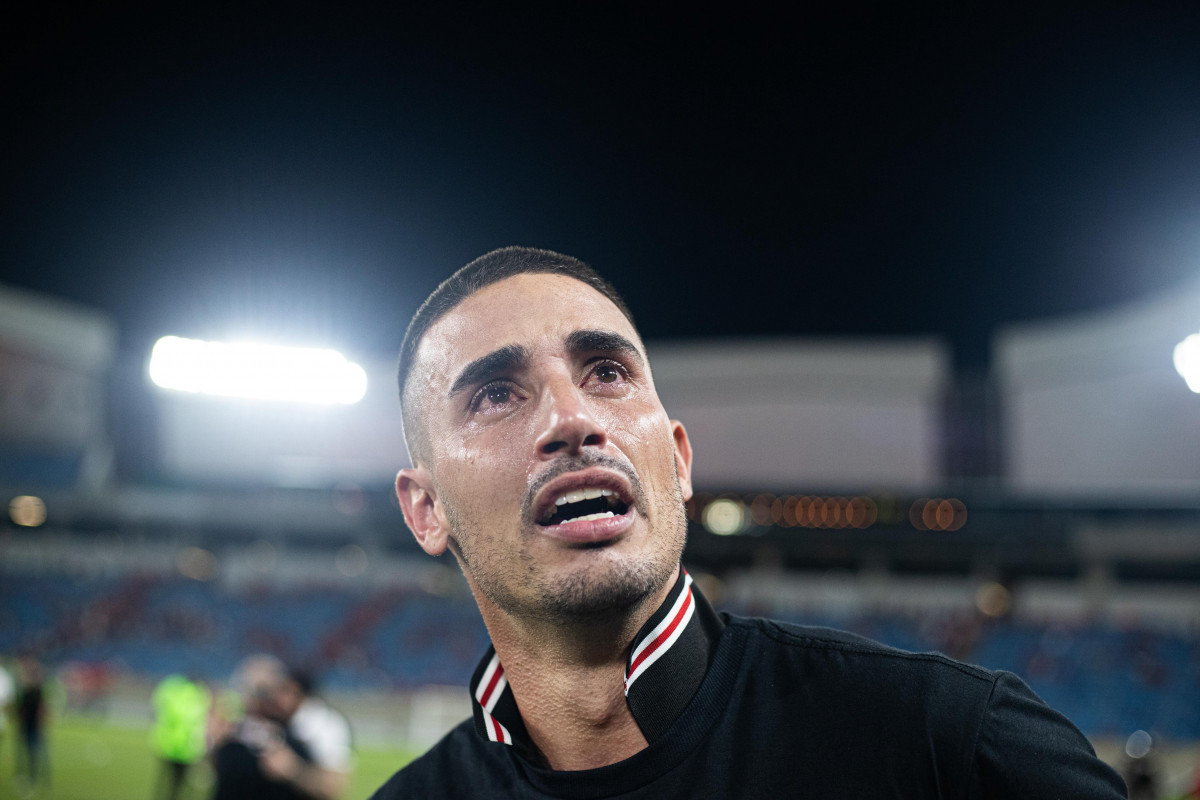Thiago Galhardo, atacante do Santa Cruz
/Caio Falcão/Esp DP