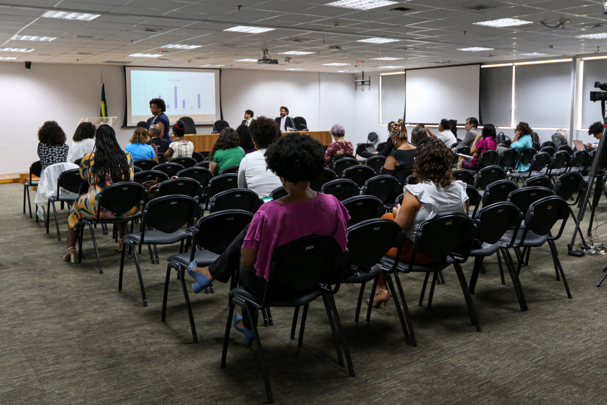 Brasília (DF) 23/10/2023 - Especialistas da Faculdade Baiana de Direito apresentam a pesquisa Racismo e Injúria Racial nas Redes Sociais. (José Cruz/Agência Brasil)