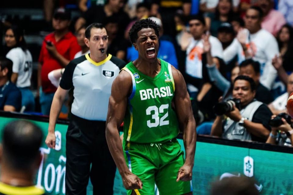 Georginho de Paula, armador da seleção brasileira de basquete/Divulgação/AmeriCup