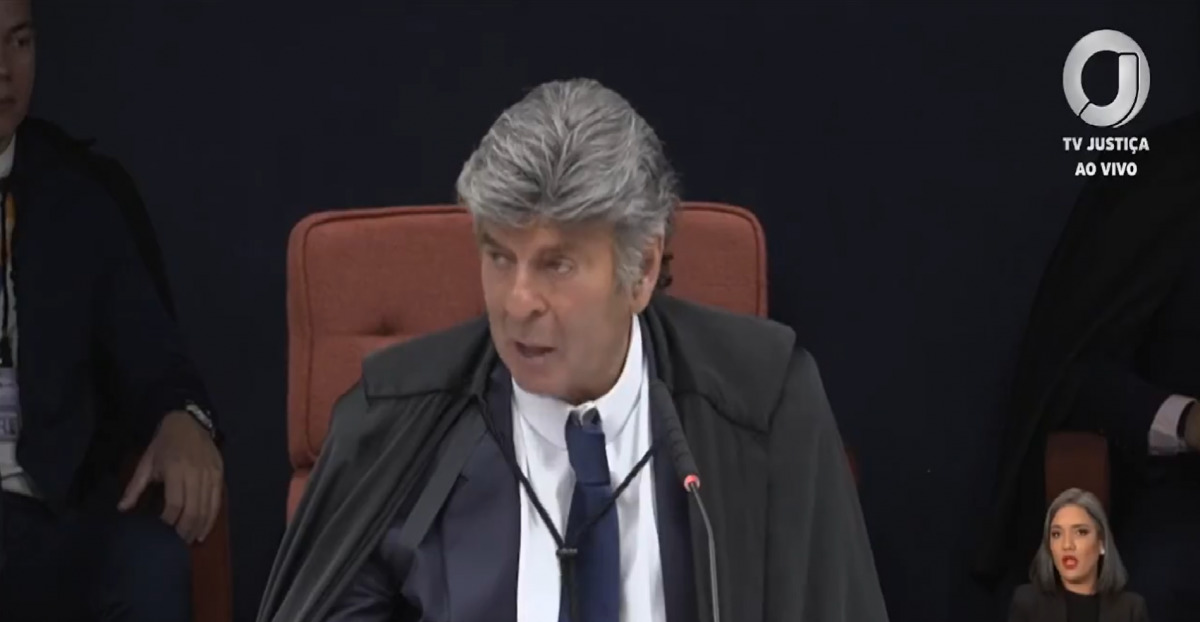 Ministro Luiz Fux, do Supremo Tribunal Federal (STF) (Reprodução) Ministro Luiz Fux, do Supremo Tribunal Federal (STF)/Reprodução
