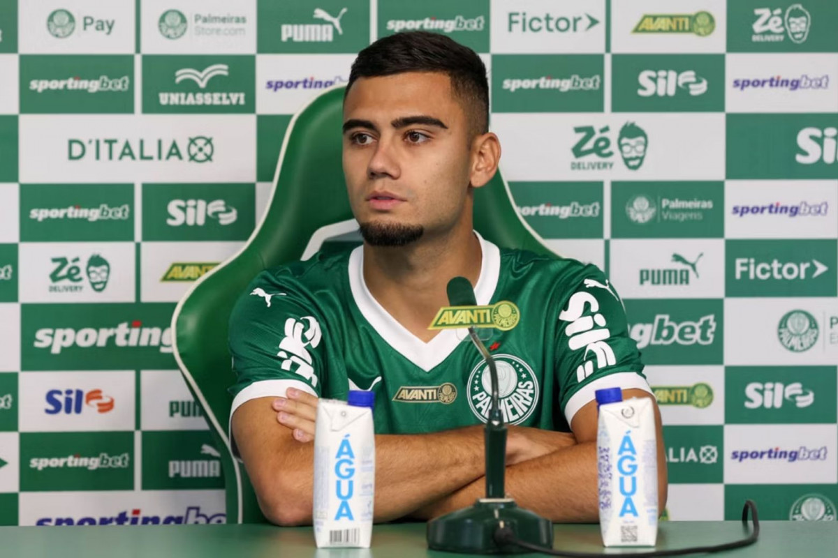 Apresentação de Andreas Pereira como jogador do Palmeiras/Cesar Greco/Palmeiras