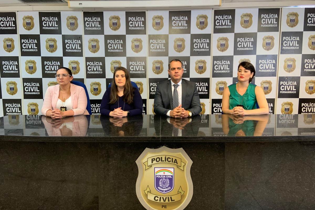 Coletiva de imprensa da Polícia Civil de Pernambuco/Divulgação/PCPE