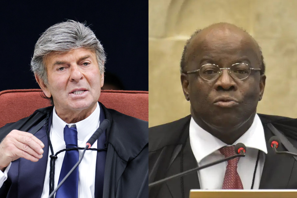 Luiz Fux e Joaquim Barbosa/Rosinei Coutinho/STF e José Cruz/Agência Brasil