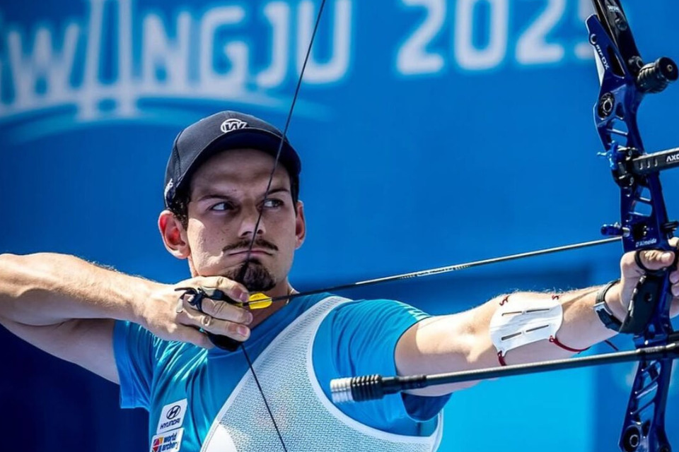 Marcus D'Almeida, atleta brasileiro de tiro com arco/Reprodução