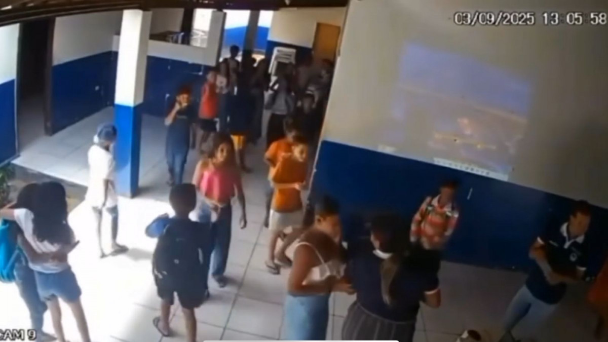 Alícia foi espancada no banheiro da escola/Foto: Reprodução