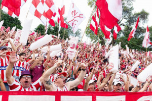 Torcida do Náutico no estádio dos Aflitos