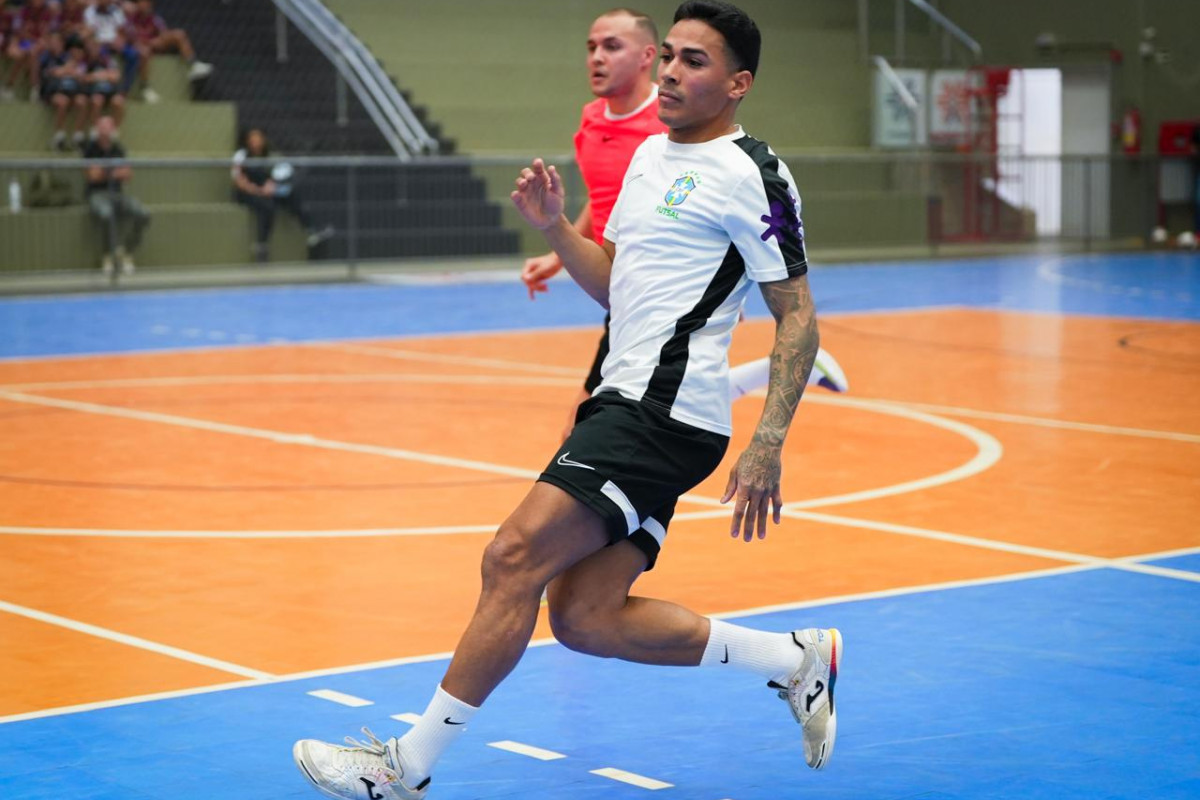 Cléber André, jogador da Seleção Brasileira de futsal/Divulgação / CBF