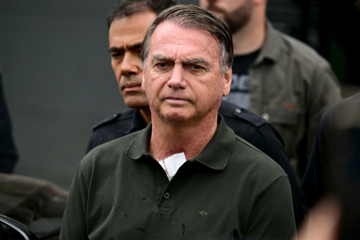 Ex-presidente Jair Bolsonaro
(PABLO PORCIUNCULA / AFP)
Ex-presidente Jair Bolsonaro
/PABLO PORCIUNCULA / AFP