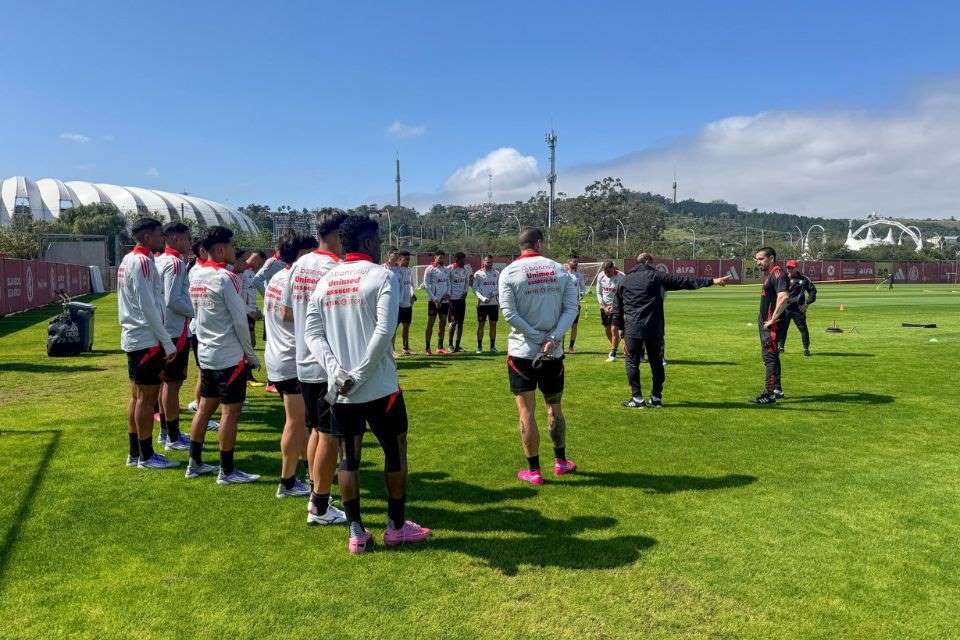 Elenco do Internacional em treinamento no CT/Divulgação / Internacional