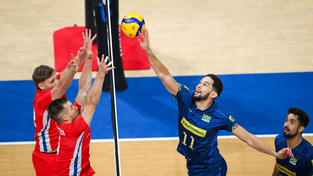 Seleção brasileira de Vôlei masculina/Divulgação/Volleyball World