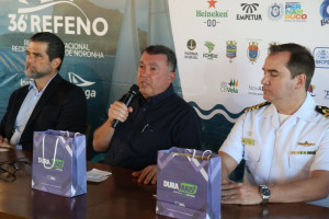 Coletiva de imprensa na sede do Cabanga Recife