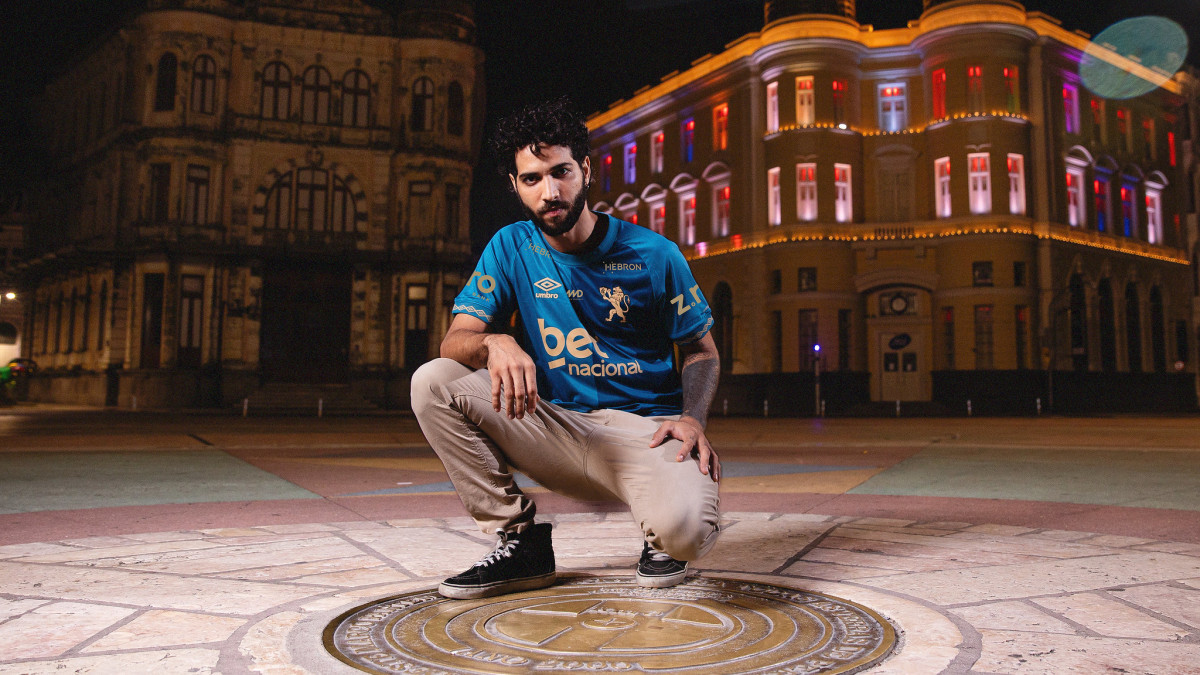 Camisa azul do Sport/Paulo Paiva/ Sport Club do Recife