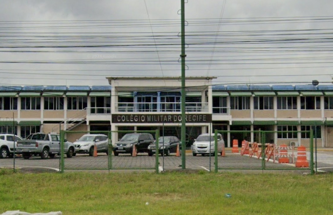Colégio Militar do Recife (CMR), na Zona Oeste da capital./Foto: Reprodução/Google Street View