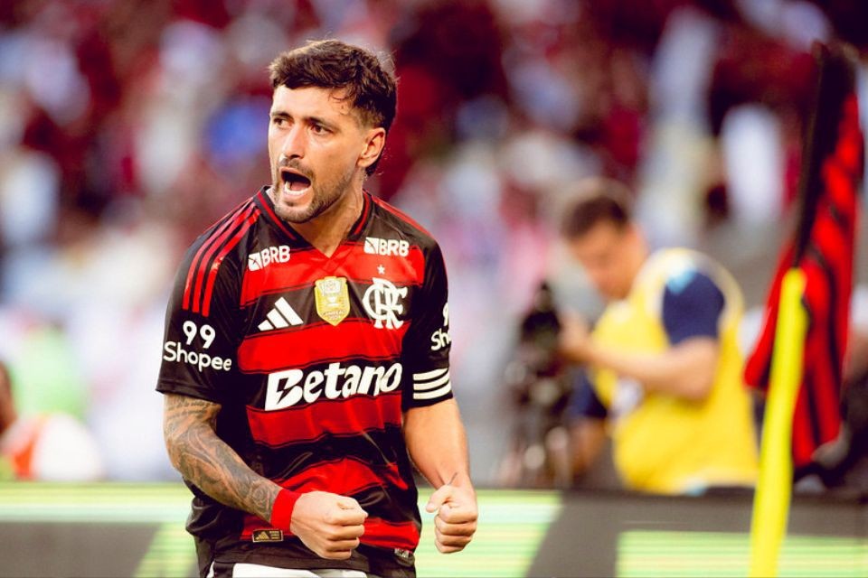 Arrascaeta, atleta do Flamengo/Adriano Fontes/Flamengo