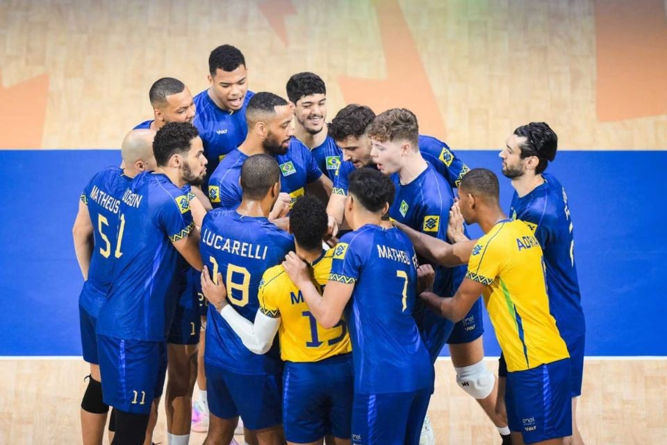 Seleção Brasileira masculina de vôlei/Divulgação / CBV