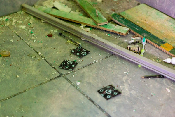 Demolição do bloco B da Penitenciária Barreto Campelo (Foto: Rafael Vieira/DP Foto)