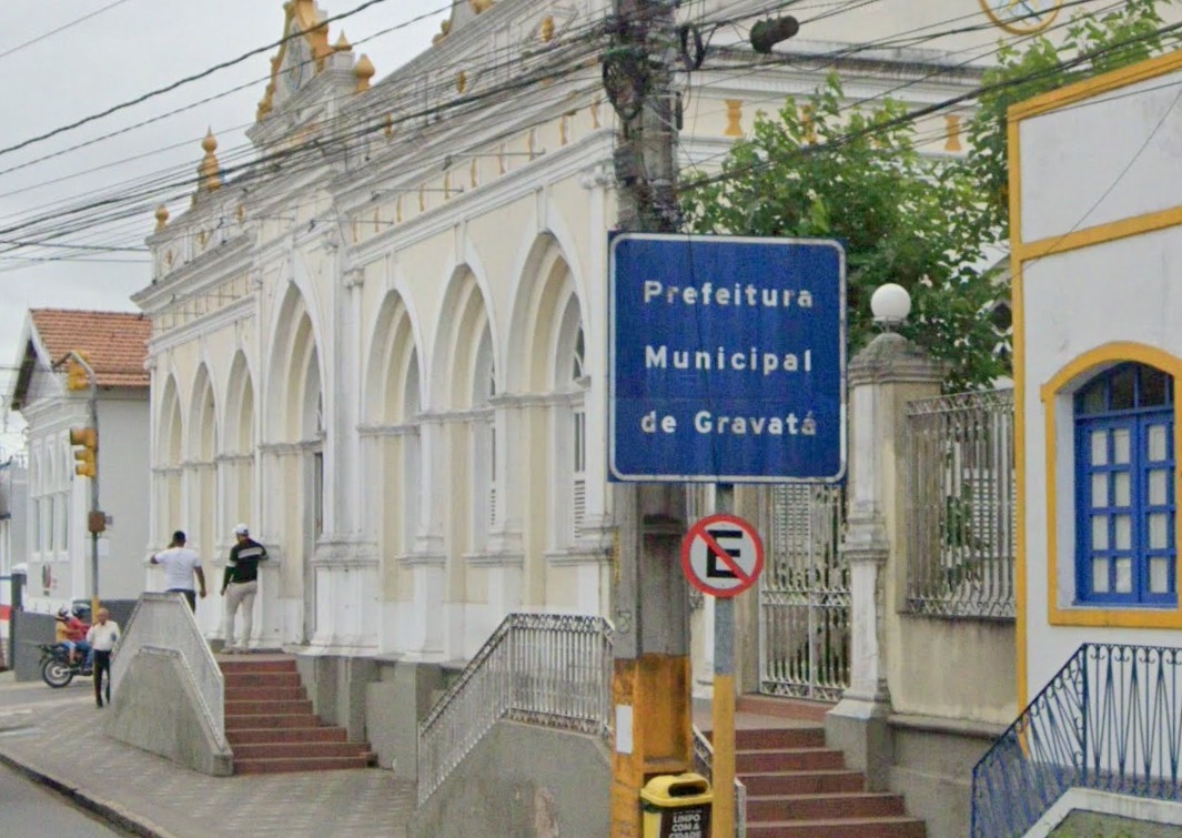 Prefeitura de Gravatá./Foto: Reprodução/Google Street View