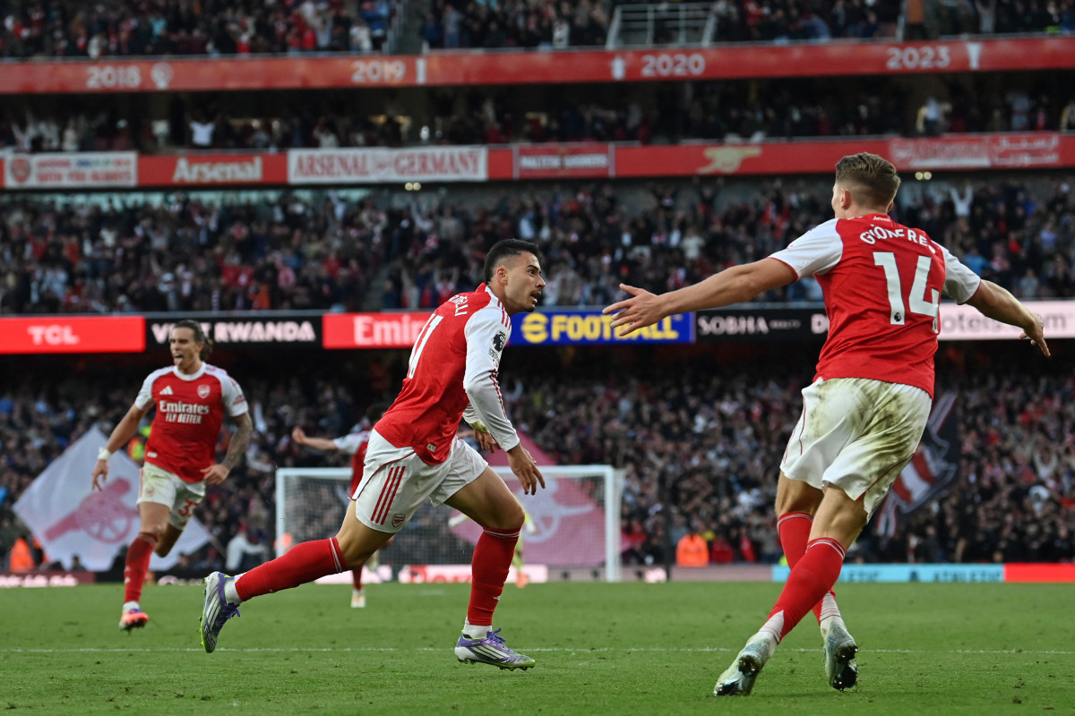 Arsenal empatou com o Manchester City (GLYN KIRK / AFP) Arsenal empatou com o Manchester City/GLYN KIRK / AFP