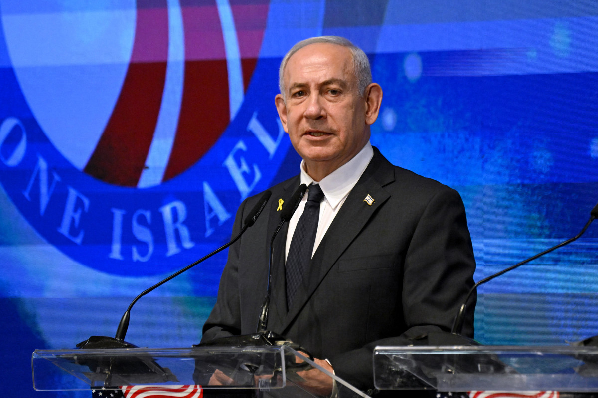 O primeiro ministro israelense Benjamin Netanyahu afirmou que será contrário aos esforços para a criação do Estado palestino na Assembleia Geral das Nações Unidas ( Foto: DEBBIE HILL / POOL / AFP) O primeiro ministro israelense Benjamin Netanyahu afirmou que será contrário aos esforços para a criação do Estado palestino na Assembleia Geral das Nações Unidas/ Foto: DEBBIE HILL / POOL / AFP