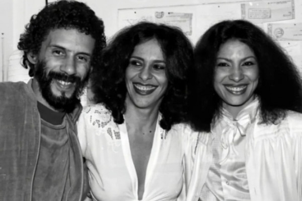 Gonzaguinha com Gal Costa e Clara Nunes (Arquivo/DP)