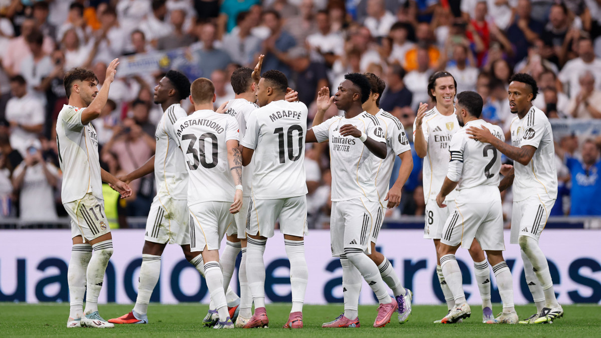 Jogadores do Real Madrid (Divulgação/Real Madrid) Jogadores do Real Madrid/Divulgação/Real Madrid