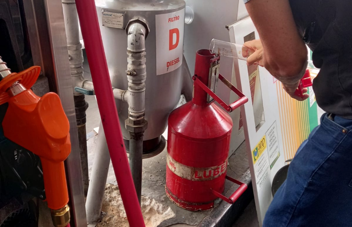 Fiscalização em postos de gasolina (Divulgação/MPPE) Fiscalização em postos de gasolina /Divulgação/MPPE