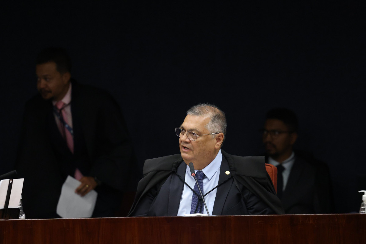 Ministro Flávio Dino em sessão da Primeira Turma do STF/Gustavo Moreno/STF