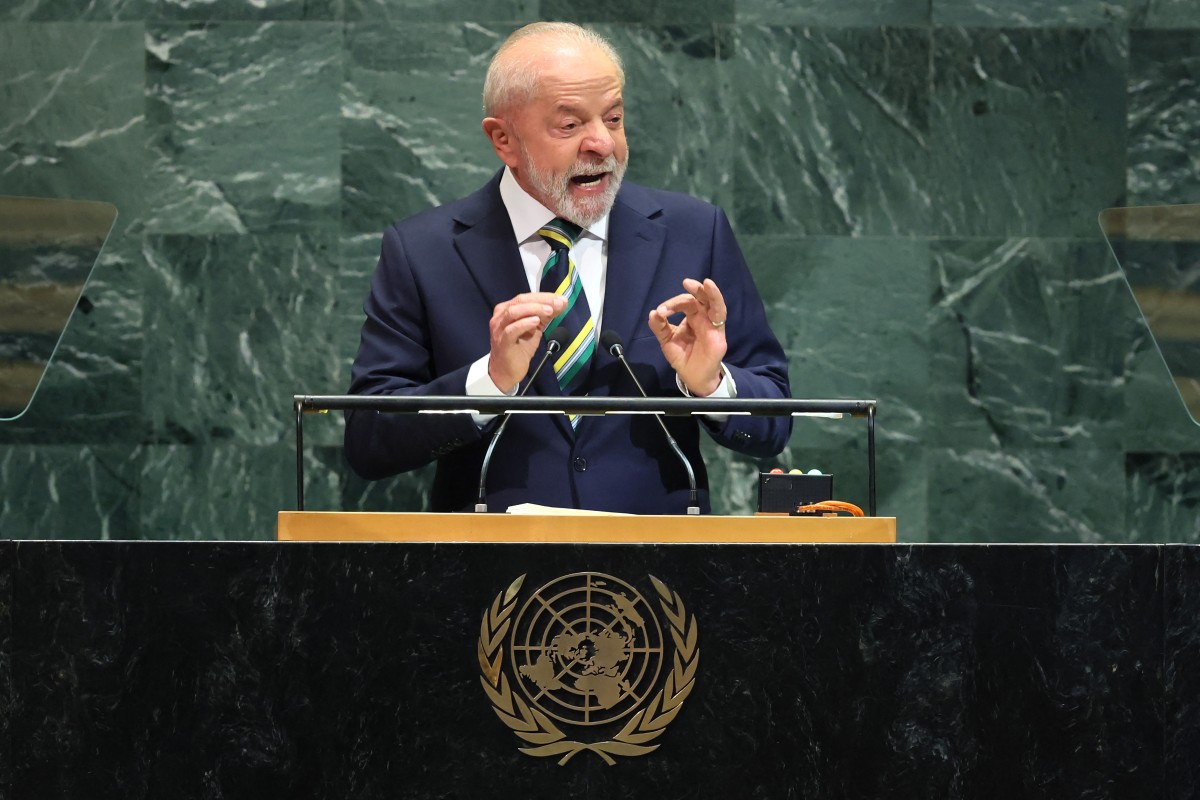 Presidente Lula na Onu/ Getty Images via AFP