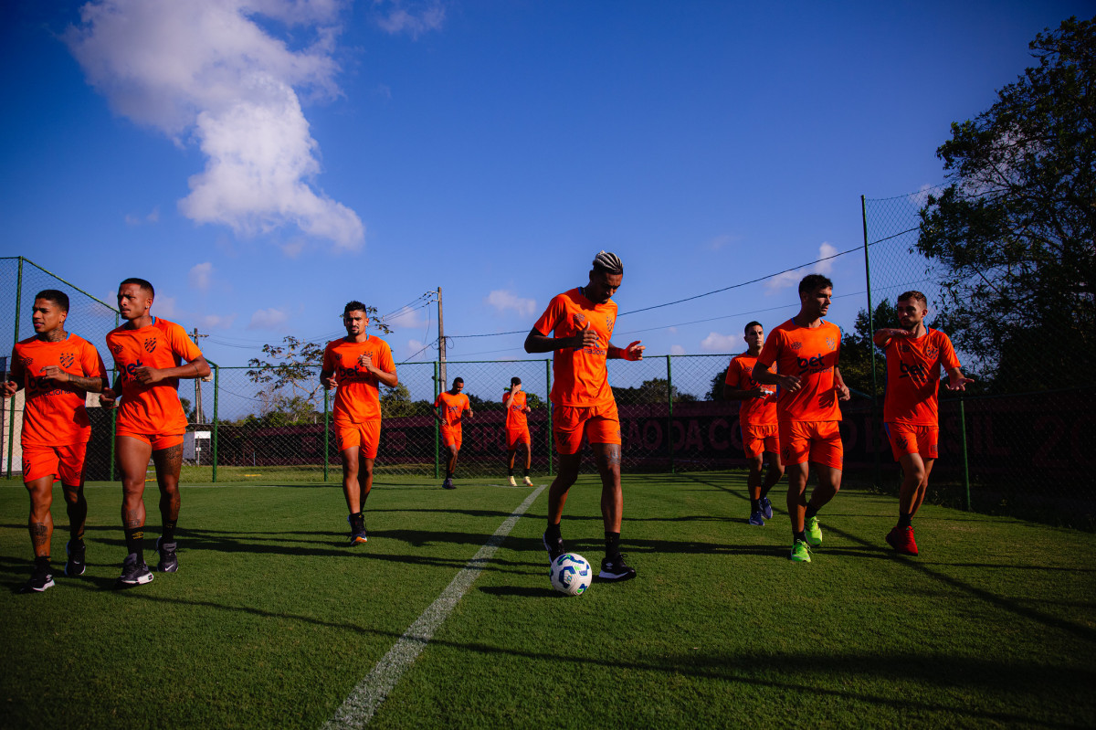 Elenco do Sport durante treinamento no CT José de Andrade Médicis/Paulo Paiva/Sport Recife