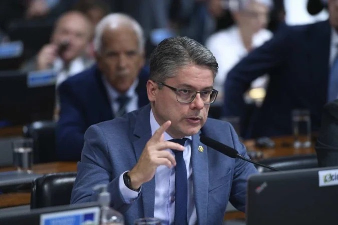 O senador Alessandro Vieira (MDB-SE)/Foto: Edilson Rodrigues/Agência Senado