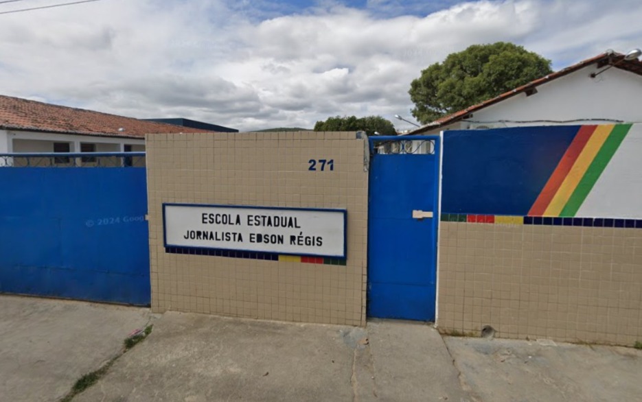 O caso aconteceu dentro da Escola Jornalista Edson Régis, no bairro São Cristóvão/Foto: Reprodução/google Street View