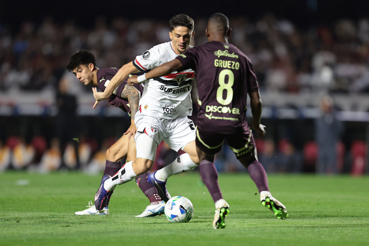 São Paulo e LDU se enfrentaram nas quartas de final da Libertadores
/Rubens Chiri / São Paulo FC