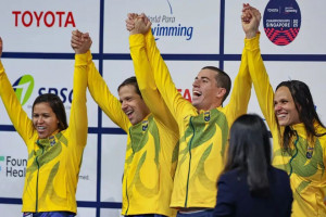 Equipe mista de revezamento do Brasil