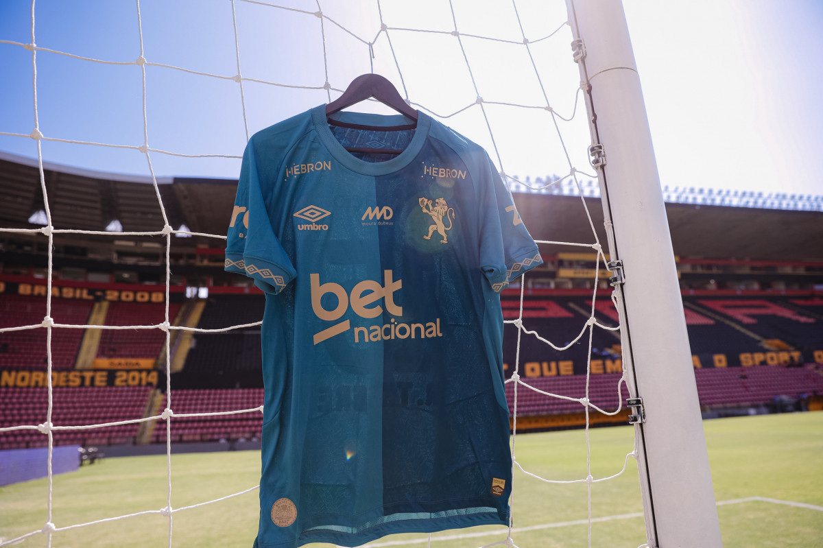 Camisa azul do Sport, terceira da temporada /Paulo Paiva/Sport Recife