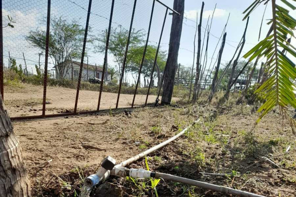 Operação da Compesa contra furto de água em Caruaru (Foto: Compesa)