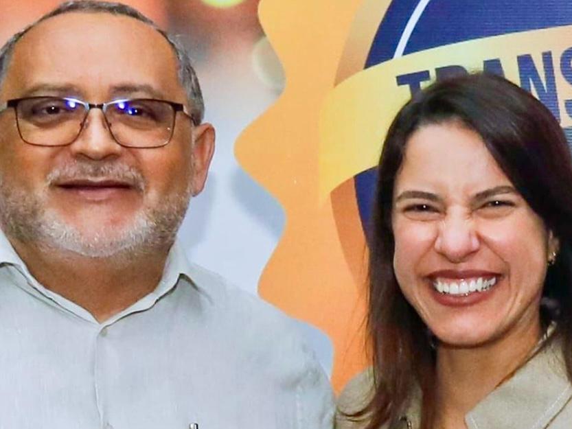Prefeito de João Alfredo, José Martins, e a governadora de Pernambuco, Raquel Lyra/Divulgação
