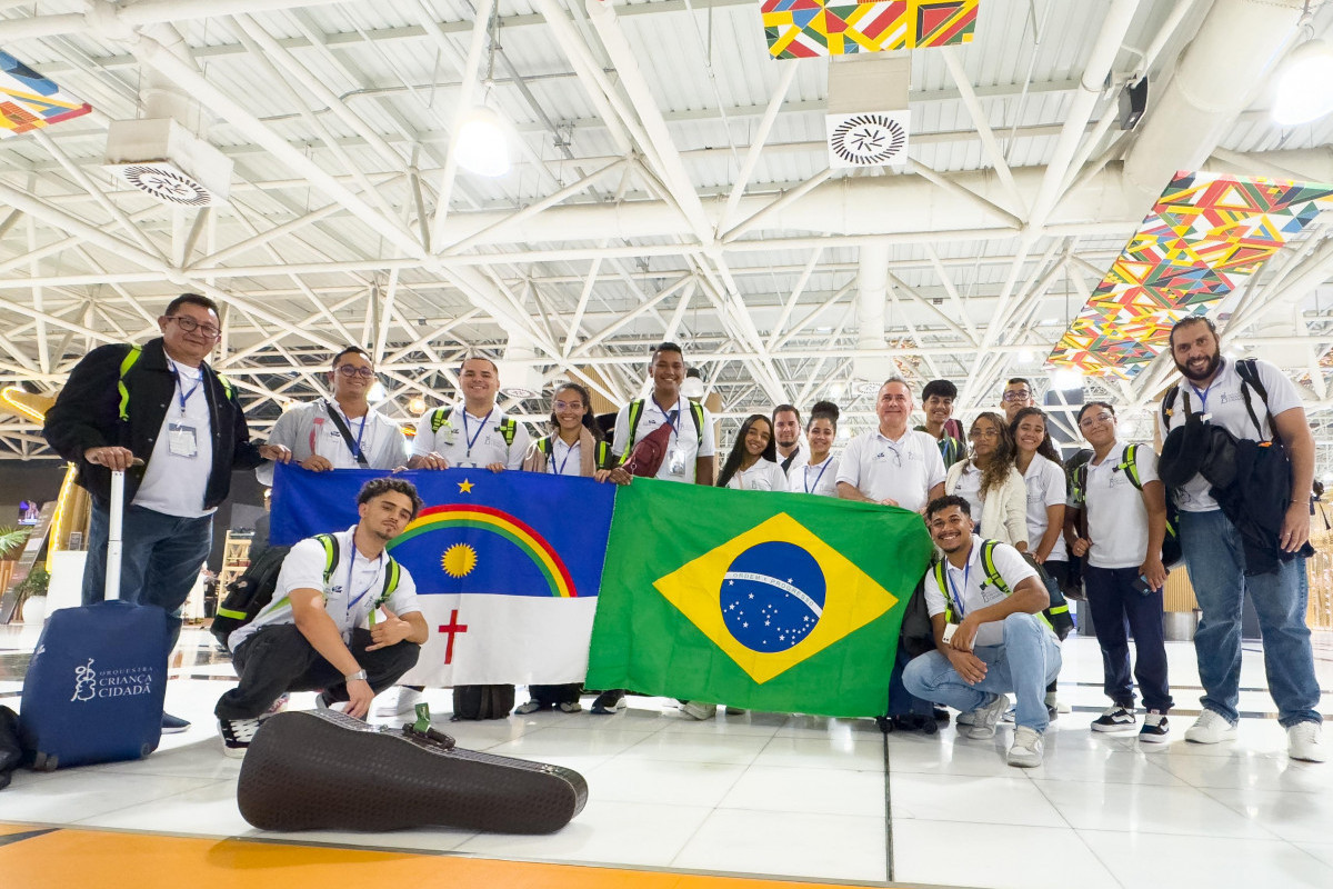 Orquestra Criança Cidadã tem a expectativa de contar com a presença do Papa Leão 14 em concerto no Vaticano/Foto: Divulgação