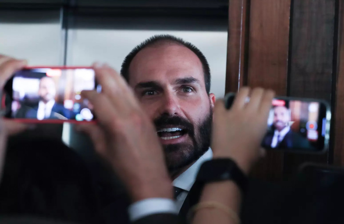 Eduardo Bolsonaro é acusado de ataques a instituições do Estado brasileiro/Foto: Lula Marques/Agência Brasil