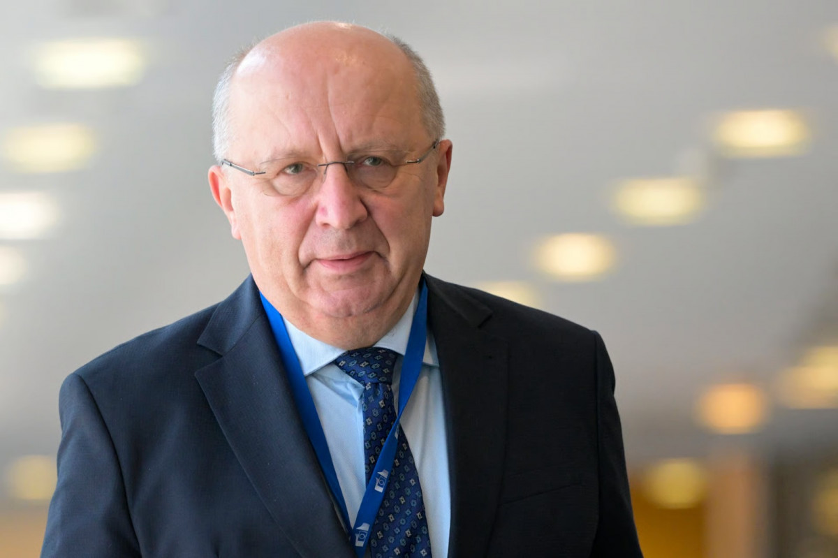 Comissário da Defesa da União Europeia, Andrius Kubilius/John Thys via AFP/Getty Images