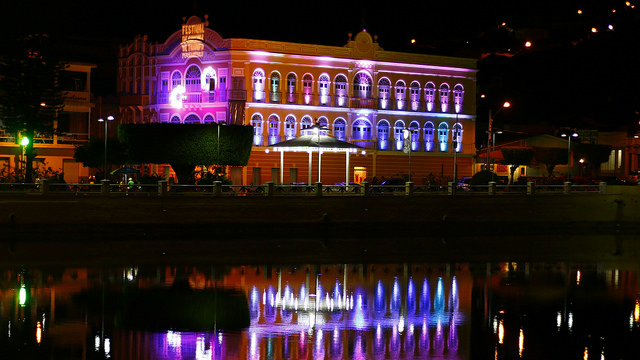 Um dos edifícios que recebeu aos serviços foi o Theatro Cinema Guarany (hoje também conhecido como Cine-teatro Guarany) (Foto: Arquivo/SeCult) Um dos edifícios que recebeu aos serviços foi o Theatro Cinema Guarany (hoje também conhecido como Cine-teatro Guarany)/Foto: Arquivo/SeCult
