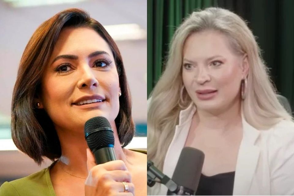 Ex-primeira dama Michelle Bolsonaro e a ex-deputada federal Joice Hasselmann/PL Mulher e Reprodução