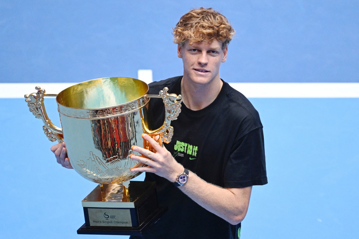  Jannik Sinner foi o campeão do ATP 500/WANG ZHAO / AFP