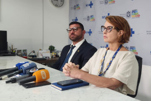 Delegado de Lajedo, Cledinaldo Orico, e diretora da Apevisa, Karla Baêta, trouxeram novas informações para os casos de intoxicação