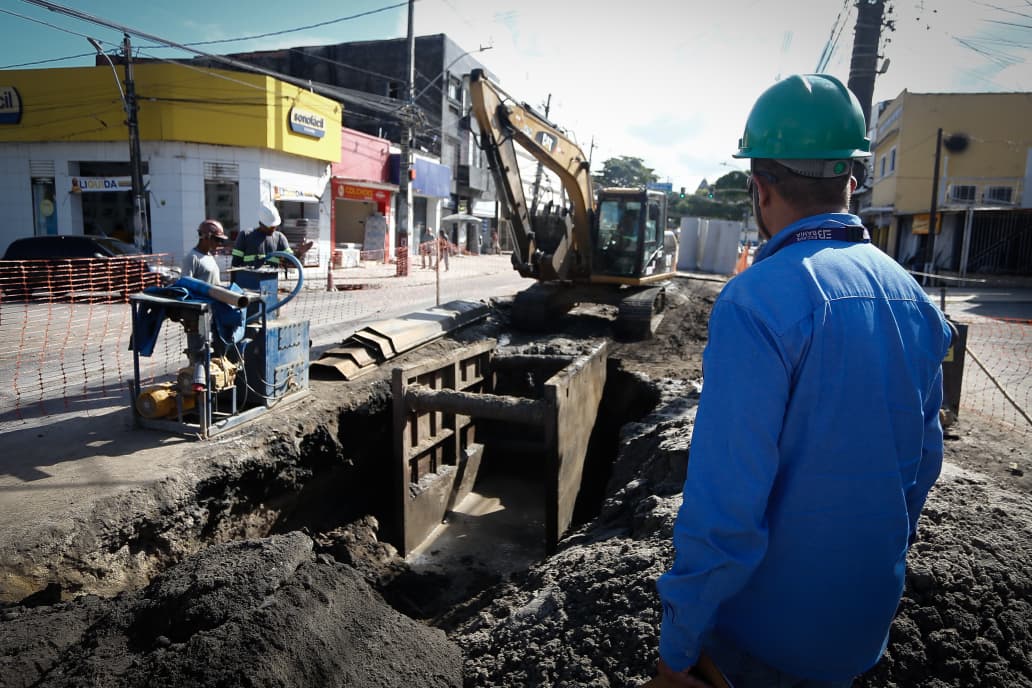Compesa realiza obras na Rua da Paz, em Afogados, até dezembro/Foto: Compesa