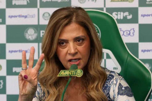Leila Pereira, presidente do Palmeiras
